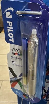 Frixion 4 Colors Effaçable Rechargeable Fin