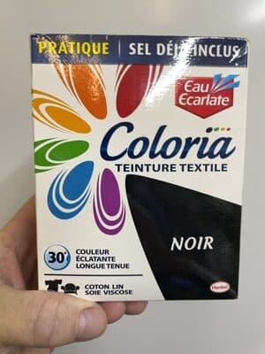 Textilfärbefarbe Schwarz