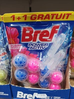 Bref power activ' fleurs roses