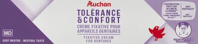 Crème fixative pour appareils dentaires
