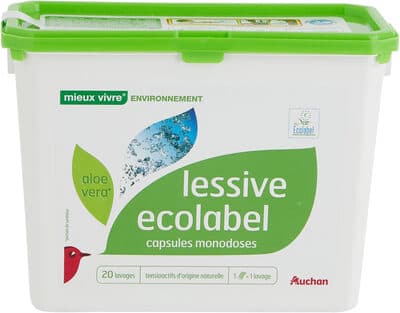 Lessive ecolabel - capsules monodoses