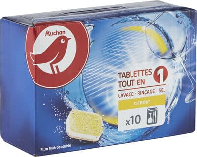 Tablettes lave-vaisselle tout en un citron