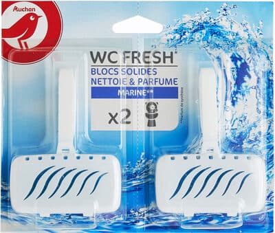 Blocs solides WC nettoyants fraîcheur