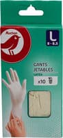 Gants jetables