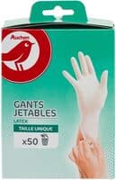 Gants jetables