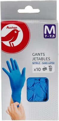 Gants jetables sans latex