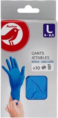Gants jetables sans latex