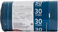 Sacs poubelle liens amovibles 30 litres