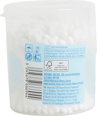 Bâtonnets 100% coton