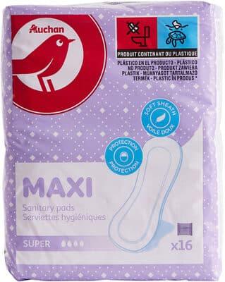 Serviettes hygiéniques Maxi Super x16