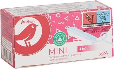 Tampons sans applicateur mini x24
