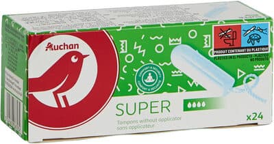 Tampons sans applicateur Super