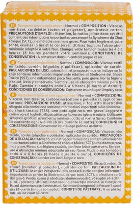 Tampon avec applicateur normal x24
