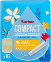 Tampon avec applicateur compact normal
