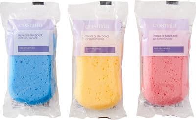 Éponge de bain douce