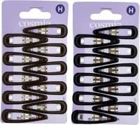 10 barrettes cheveux