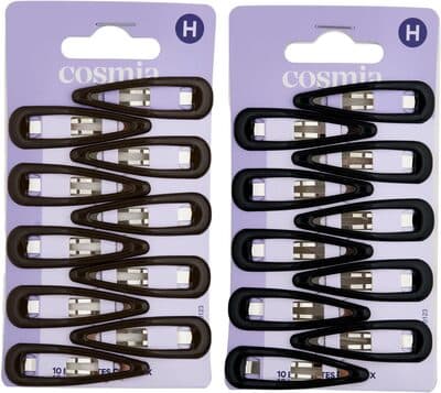 10 barrettes cheveux