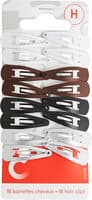 16 barrettes cheveux