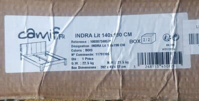 Lit INDRA 140x190