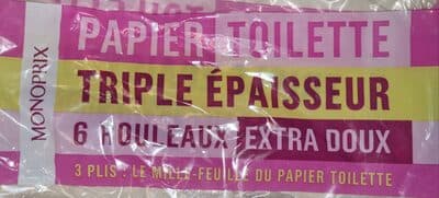 Papier toilette triple épaisseur