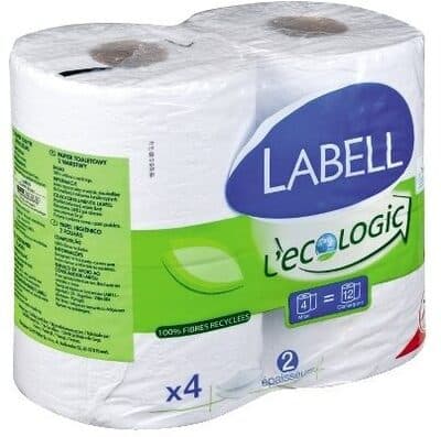 Papier toilette écologique x4