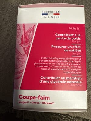 Coupe faim Konjac Citron Chrome