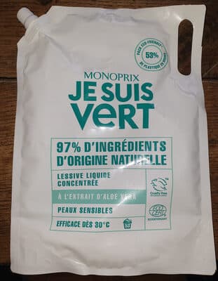 lessive liquide concentrée monoprix