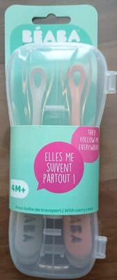 Cuillères 1er age silicone