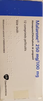 Malarone 250 mg/100mg