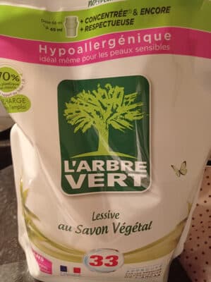 Lessive au savon végétal