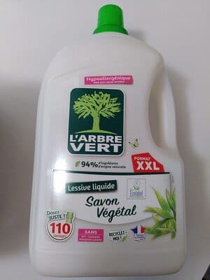Lessive liquide au savon végétal l'arbre vert