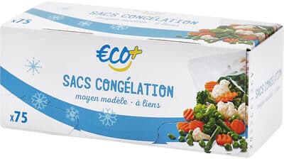 Sacs de congélation 22x35cm avec liens