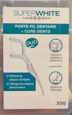 Porte-fil dentaire + cure-dents