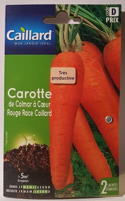 Carotte de Colmar à Cœur Rouge Race Caillard