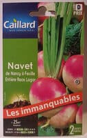 Navet de Nancy à Feuille Entière Race Lagor
