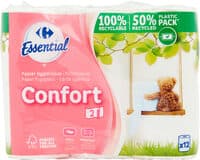 Papier toilette confort doux