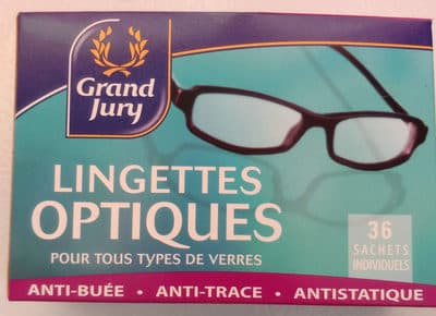Lingettes optiques