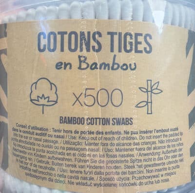 Cotons tiges en bambou