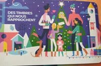 Carnet de 12 timbres-poste autocollants