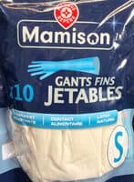 Gants fins jetables (taille S)