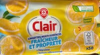 Lingettes multi-surfaces parfum citron