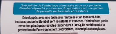 Sacs poubelles 50L
