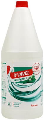 Eau de Javel diluée eucalyptus* 2.6% de chlore actif