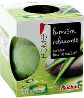 Bougie contenant parfumée fleur cactus
