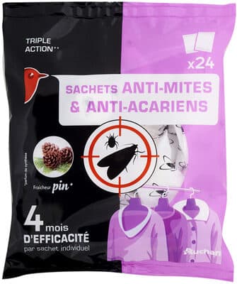 Auchan sachet antimites x24