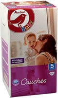 AUCHAN BABY : Couches taille 5 x 136