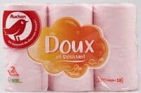 Papier toilette rose, 2 plis