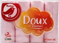 Papier toilette rose, 2 plis