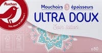 Auchan mouchoirs lotion boite x80 ultra doux