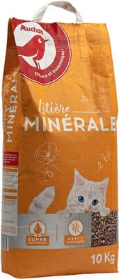 Litière pour animaux familiers (étiquetage conforme à la norme AFNOR V 19-001)